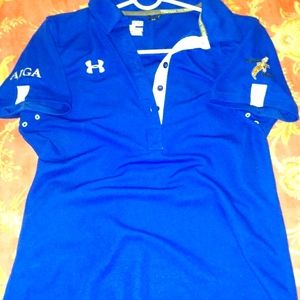 Womens short sleeve under armour polo shirt
